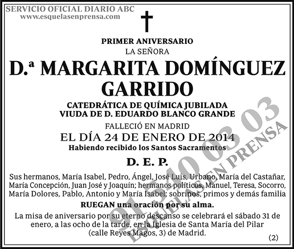 Margarita Domínguez Garrido